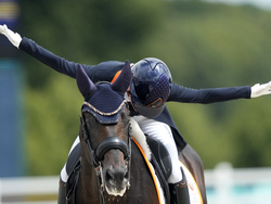 APTOPIX Paris Olympics Equestrian