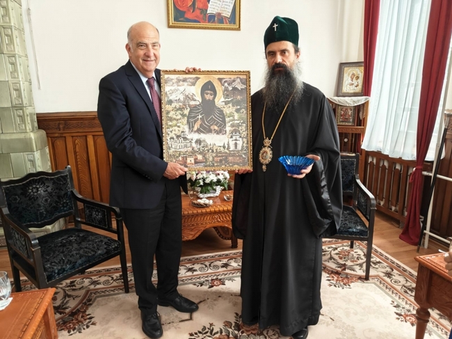 Българският патриарх Даниил се срещна с посланика на САЩ у нас г-н Кенет Мертен