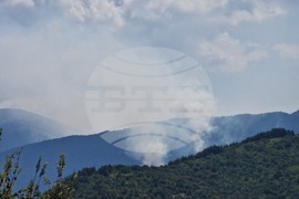 Петрич - планина Славянка - пожар