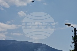 Петрич - планина Славянка - пожар