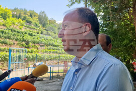 Петрич - планина Славянка - пожар - инж. Валентин Чамбов