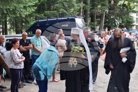 Боровец - храм „Преображение Господне" - патриарх Даниил - архиерейска вечерня