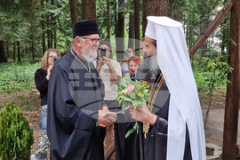 Боровец - храм „Преображение Господне" - патриарх Даниил - архиерейска вечерня