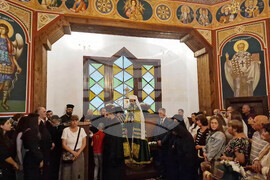 Боровец - храм „Преображение Господне" - патриарх Даниил - архиерейска вечерня