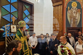 Боровец - храм „Преображение Господне" - патриарх Даниил - архиерейска вечерня