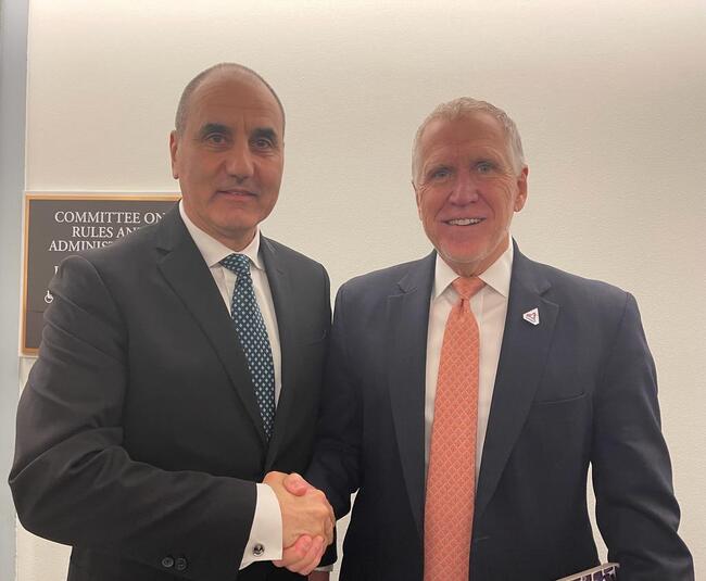 Евро-Атлантически Център за Сигурност: Цветан Цветанов и сенатор Том Тилис обсъдиха необходимостта от изграждане на цялостна система за киберсигурност