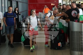 Летище София - Валентина Георгиева - посрещане