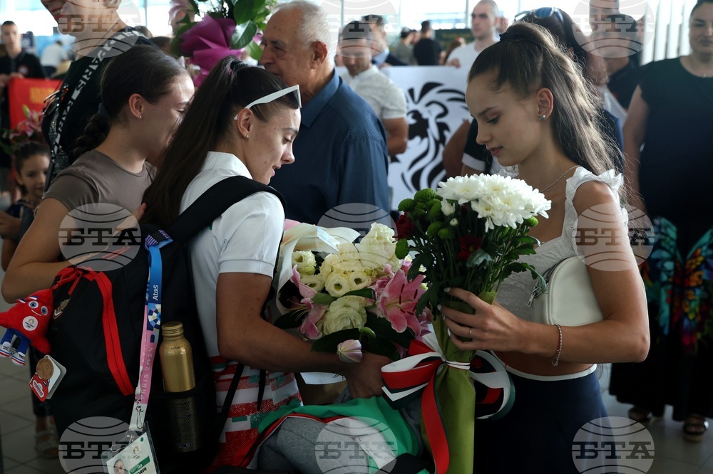 Летище София - Валентина Георгиева - посрещане