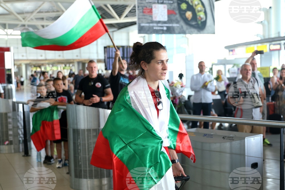 Летище София - Светлана Каменова - посрещане