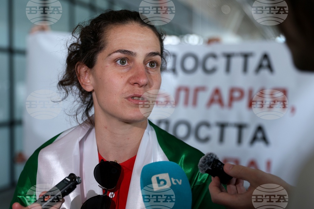 Летище София - Светлана Каменова - посрещане