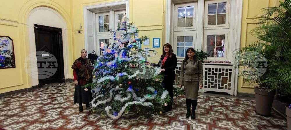 Под коледната елха в сградата на Областна управа - Бургас се събират дарения за деца в риск