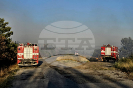 Село Черепово - Сакар планина - пожар - гасене