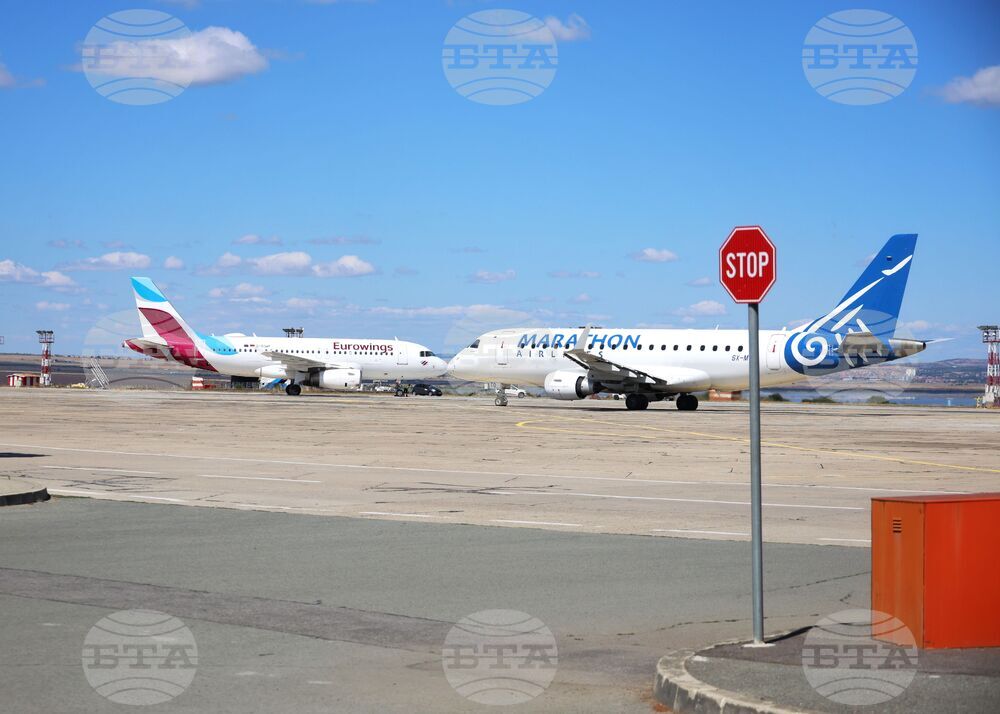 Бургас - летище - едномилионен пътник за 2024 г. - посрещане