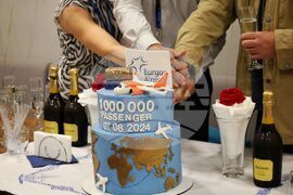 Бургас - летище - едномилионен пътник за 2024 г. - посрещане