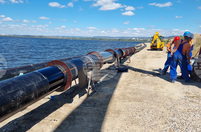Отстранена е аварията на тръбопровода във Варненското езеро