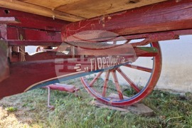 Търговище - Дарение за Регионален исторически музей - изписана каручка