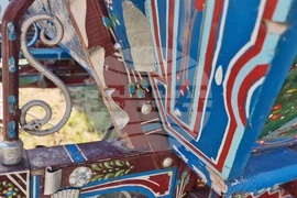 Търговище - Дарение за Регионален исторически музей - изписана каручка