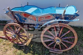 Търговище - Дарение за Регионален исторически музей - изписана каручка