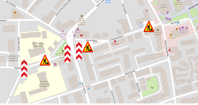 Община Добрич: Ремонтни дейности от 08.08 до 09.08.2024г.
