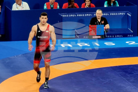 Франция - XXXIII Летни олимпийски игри - Семен Новиков - борба класически стил, 87 килограма - осминафинал