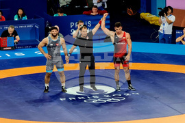 Франция - XXXIII Летни олимпийски игри - Семен Новиков - борба класически стил, 87 килограма - осминафинал