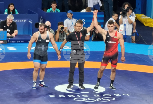 Франция - XXXIII Летни олимпийски игри - Семен Новиков - борба класически стил, 87 килограма - четвъртфинал