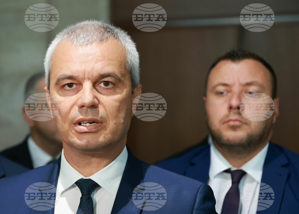 Костадин Костадинов - брифинг