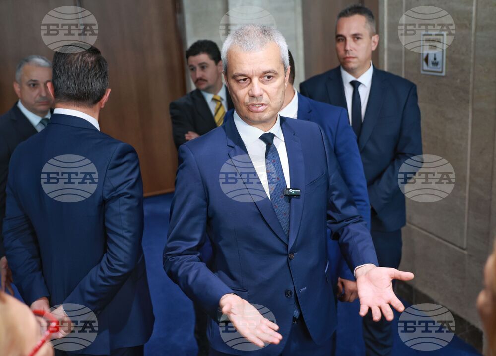 Костадин Костадинов - брифинг