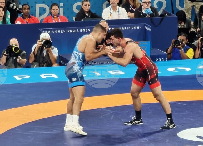 Франция - XXXIII Летни олимпийски игри - борба класически стил -полуфинал - Семен Новиков
