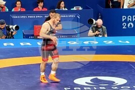 Франция - XXXIII Летни олимпийски игри - борба свободен стил - четвъртфинал - Магомад Рамазанов