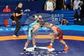 Франция - XXXIII Летни олимпийски игри - борба свободен стил - четвъртфинал - Магомад Рамазанов