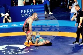 Франция - XXXIII Летни олимпийски игри - борба свободен стил - четвъртфинал - Магомад Рамазанов