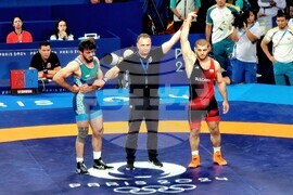 Франция - XXXIII Летни олимпийски игри - борба свободен стил - четвъртфинал - Магомад Рамазанов