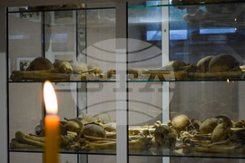 Кресна - храм-паметник и костница - изложба