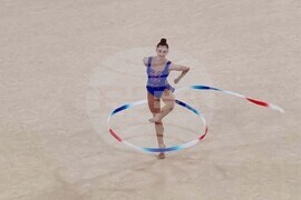 Франция - XXXIII Летни олимпийски игри - художествена гимнастика - Боряна Калейн