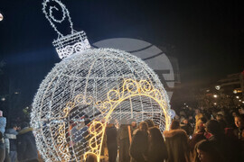 Ямбол - коледни светлини - тържество