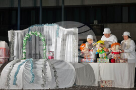 Ямбол - коледни светлини - тържество