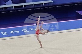 Франция - XXXIII Летни олимпийски игри - художествена гимнастика - Боряна Калейн