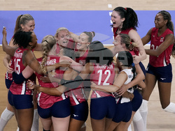 APTOPIX Paris Olympics Volleyball