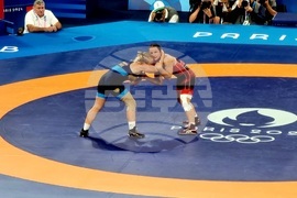 Франция - XXXIII Летни олимпийски игри - Биляна Дудова - борба, категория до 62 килограма - осминафинал