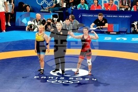 Франция - XXXIII Летни олимпийски игри - Биляна Дудова - борба, категория до 62 килограма - осминафинал