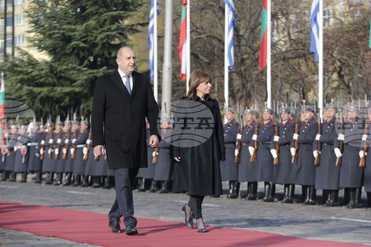Greek President Sakellaropoulou Starts Visit in Bulgaria