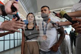 Летище София - олимпийци - посрещане - Божидар Андреев