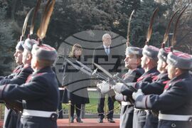 Румен Радев - Катерина Сакеларопулу - официално посрещане