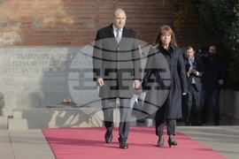 Румен Радев - Катерина Сакеларопулу - официално посрещане