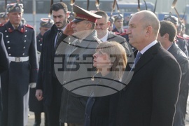 Румен Радев - Катерина Сакеларопулу - официално посрещане
