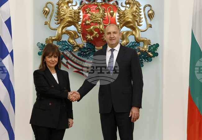 Румен Радев - Катерина Сакеларопулу - среща