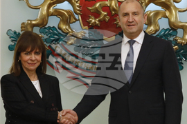 Румен Радев - Катерина Сакеларопулу - среща