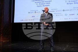 Бургас - Международна олимпиада по изкуствен интелект - откриване - Галин Цоков