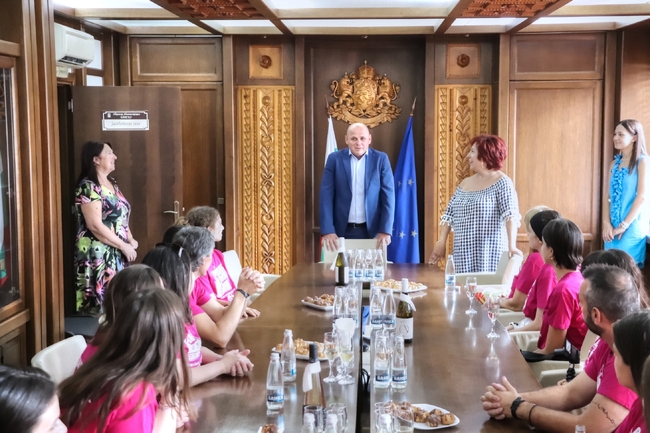 Кметът на Банско се срещна с доброволците от Банско Джаз Фестивал 